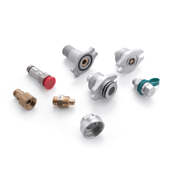 Valves, caps and couplings by ELECTRONSYSTEM MD